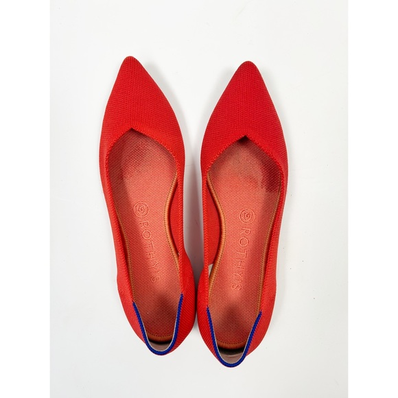 Rothy's Shoes - ROTHY’S The Point in Bright Red, Size 8.5